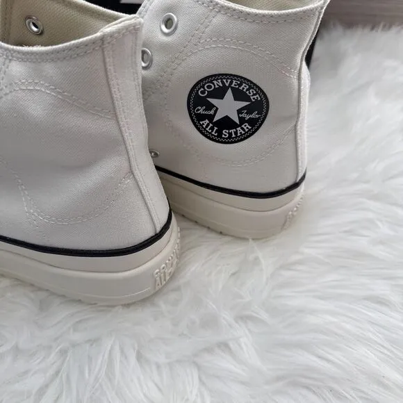 Converse CTAS Construct High Shoes Women's size 10.5 Men's 9 Skate White A02832C