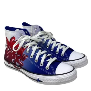 Converse Ctas High Top Shoes Canvas Sneaker For Women Blue White Skate A04167C