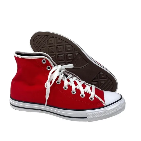 Converse Ctas Shoes High Skate Men Sneakers Red White Canvas Custom 152620C-WRW