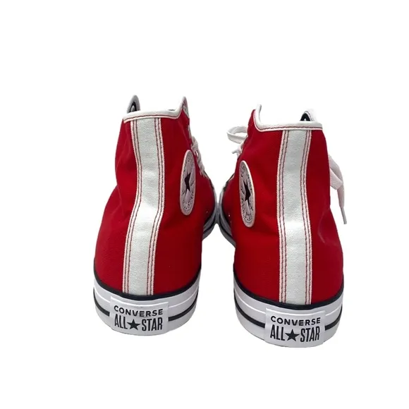 Converse Ctas Shoes High Skate Men Sneakers Red White Canvas Custom 152620C-WRW