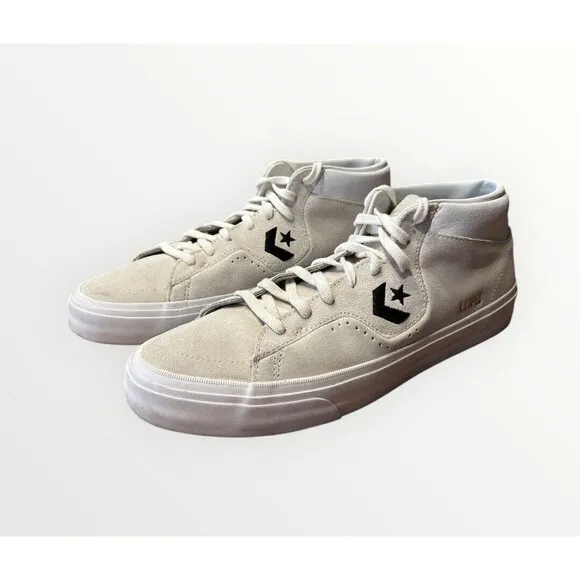 CONVERSE Louie Lopez Pro Mid Shoes Mens Size 11 Off‎ White Suede