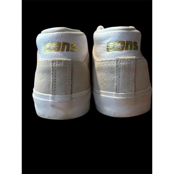CONVERSE Louie Lopez Pro Mid Shoes Mens Size 11 Off‎ White Suede
