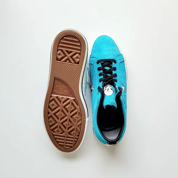 Converse One Star Pro Ox Sean Pablo Rapid Teal Black Egret Men's 8 Women's 9.5