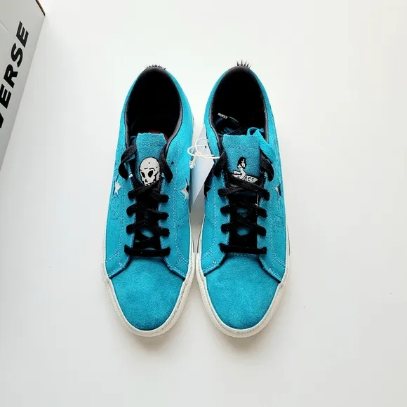 Converse One Star Pro Ox Sean Pablo Rapid Teal Black Egret Men's 8 Women's 9.5