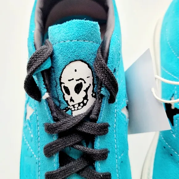 Converse One Star Pro Ox Sean Pablo Rapid Teal Black Egret Men's 8 Women's 9.5