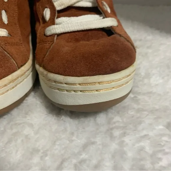 Converse One Star Pro OX Unisex Suede Brown Red White Skate Casual Shoes 6.5‎