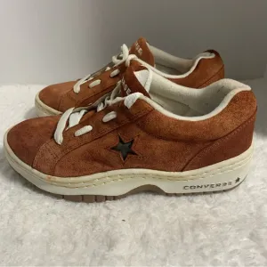 Converse One Star Pro OX Unisex Suede Brown Red White Skate Casual Shoes 6.5‎
