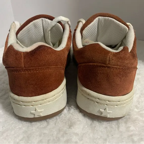 Converse One Star Pro OX Unisex Suede Brown Red White Skate Casual Shoes 6.5‎