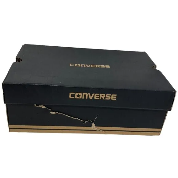 Converse Sea Star LS Mid Suede Skate Shoes Black Mens 9.5 US Womens 11 NEW NIB