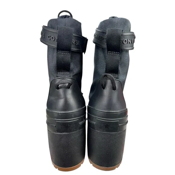 Converse Women's Chuck All Star GR82 Chunky Black Combat Boots Size US 11
