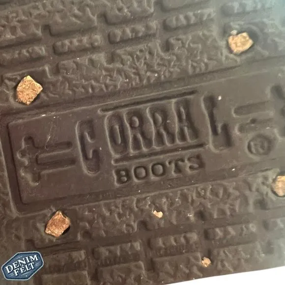 Corral Women’s Black/Grey Python Snip Toe Western/Cowboy Boots | RARE!!