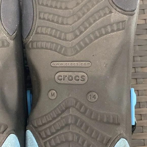 Croc sandals, men’s size 14￼