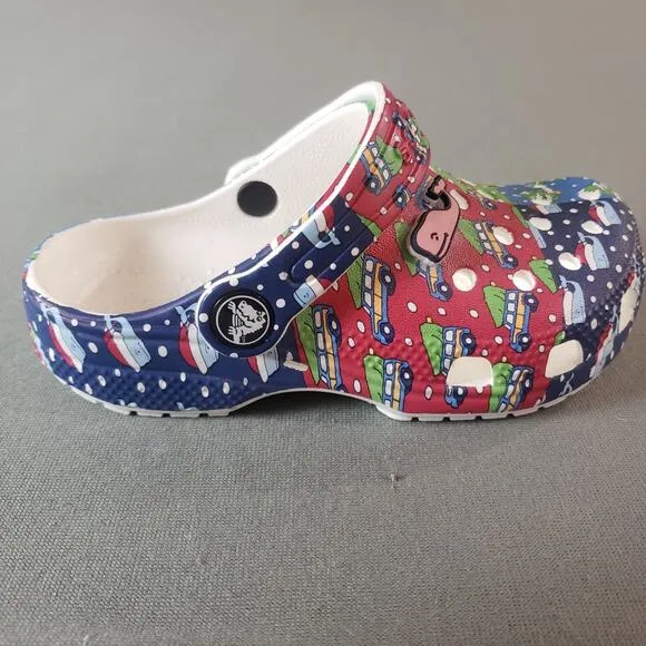 CROCS Kids Comfort Shoes Vineyard Vines Collaboration Holiday Slip On C11