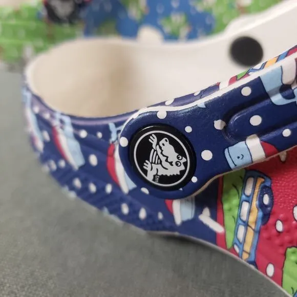 CROCS Kids Comfort Shoes Vineyard Vines Collaboration Holiday Slip On C11