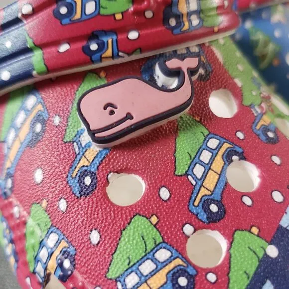 CROCS Kids Comfort Shoes Vineyard Vines Collaboration Holiday Slip On C11