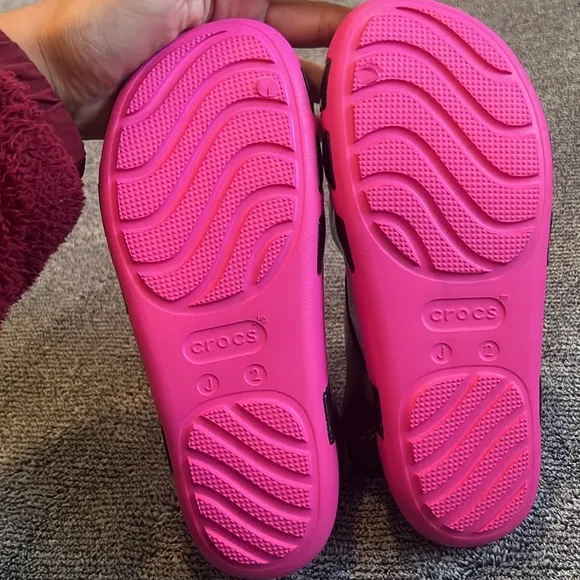 Crocs Kids Sandals - Black and Pink