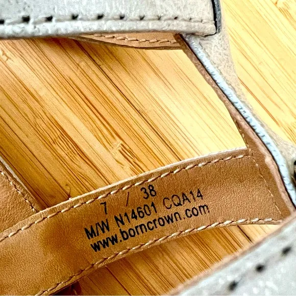 ☀️Crown by Born strappo silver sandals - 7