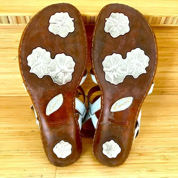 ☀️Crown by Born strappo silver sandals - 7