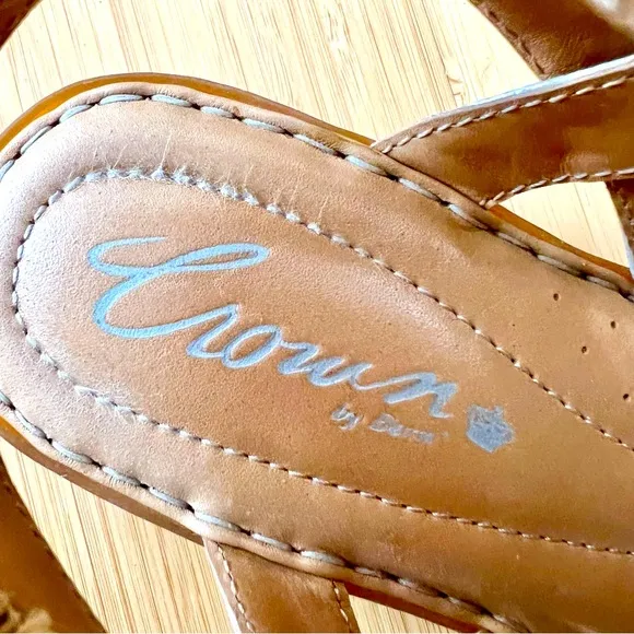 ☀️Crown by Born strappo silver sandals - 7