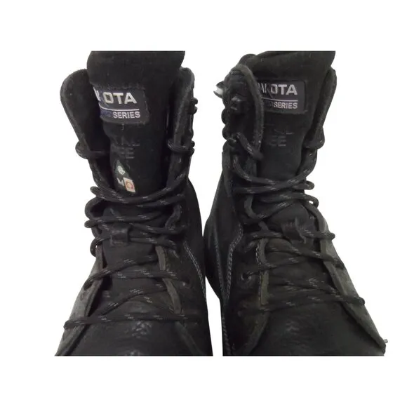 DAKOTA Men's 6&quot; 8415 Composite Toe Int. Metguard Work Boots Black Size 12M