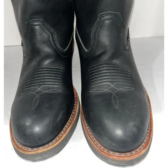 Dan Post Albuquerque Waterproof Work Boots DP69680 Black US Men's Size 10D