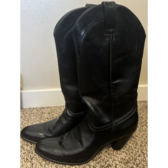 Dan Post Women's Boots Size 9.5M Black 0226