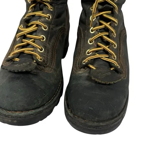 Danner 10&quot; Quarry Logger GTX Gore Tex Work Boots Men's Size 8 D Black 14537