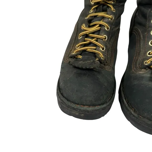 Danner 10&quot; Quarry Logger GTX Gore Tex Work Boots Men's Size 8 D Black 14537