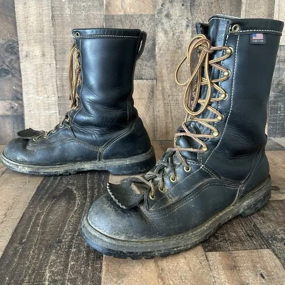 Danner 15600 Super Rain Forest Plain Toe Goretex Work Boots Mens 12 EE