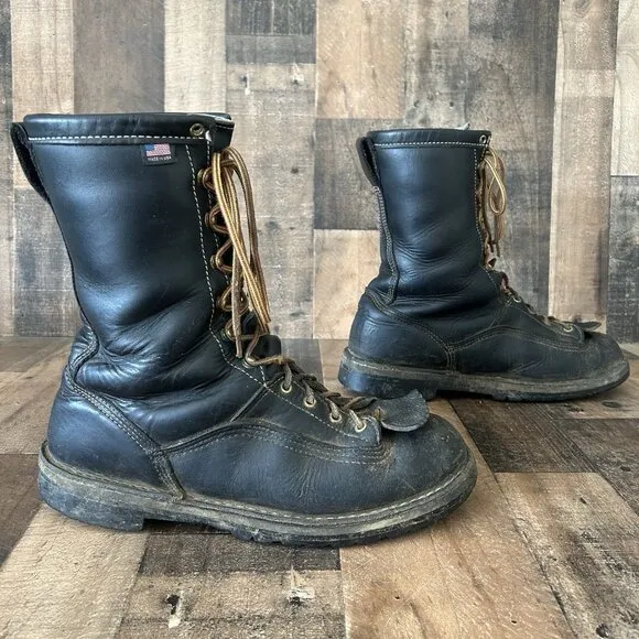 Danner 15600 Super Rain Forest Plain Toe Goretex Work Boots Mens 12 EE
