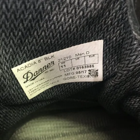 Danner 21210 Acadia Soft Toe GoreTex Work Boots Mens 11 D