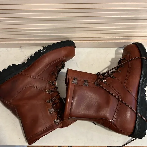 Danner Mens Brown Boots Gore Tex Vibram Soles‎ Work Wear Size 11D