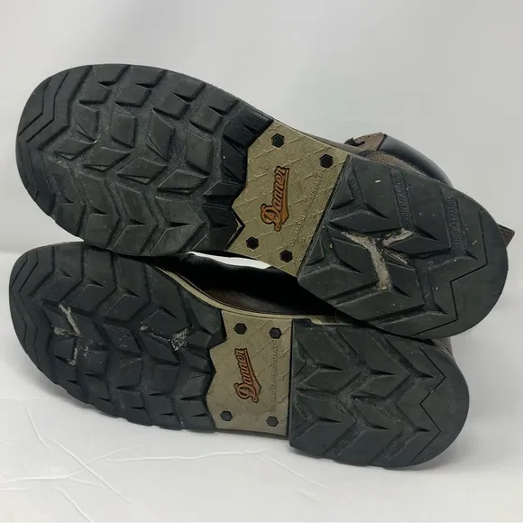 Danner Steel Yard Men's Work Boots 8&quot; Steel Toe Brown Leather Lace Up ASTM