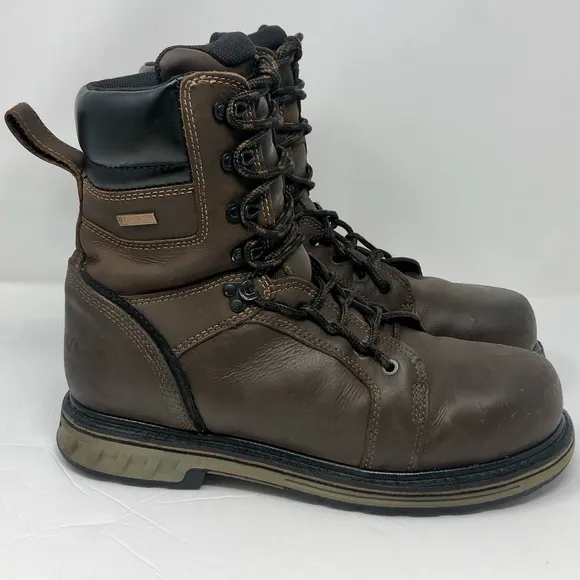 Danner Steel Yard Men's Work Boots 8&quot; Steel Toe Brown Leather Lace Up ASTM