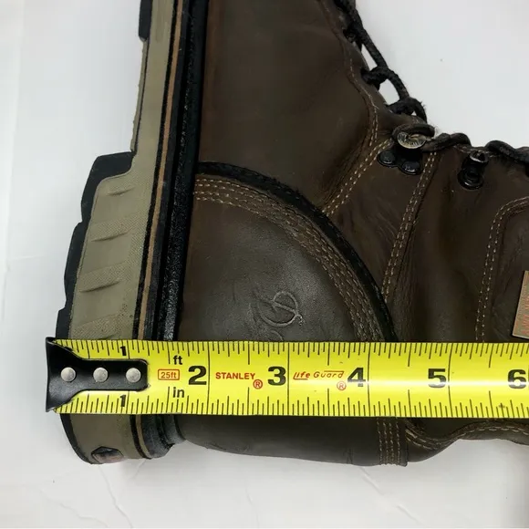Danner Steel Yard Men's Work Boots 8&quot; Steel Toe Brown Leather Lace Up ASTM