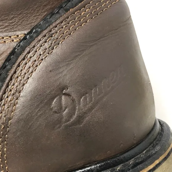 Danner Steel Yard Men's Work Boots 8&quot; Steel Toe Brown Leather Lace Up ASTM