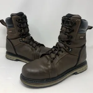Danner Steel Yard Men's Work Boots 8&quot; Steel Toe Brown Leather Lace Up ASTM