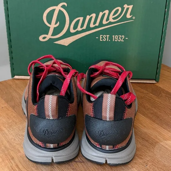 Danner Trailguard Platform Hiking Shoes Mens 8 US / 41.5 EUR Brown/Red Brand New