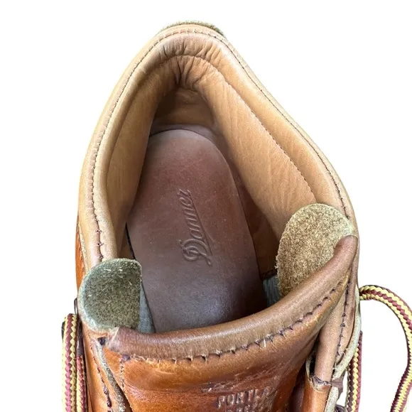 DANNER Tramline Boots Men’s 11.5 EE Tan Leather Vibram Sole Lace Up Work Chukka