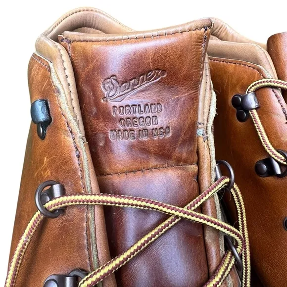 DANNER Tramline Boots Men’s 11.5 EE Tan Leather Vibram Sole Lace Up Work Chukka