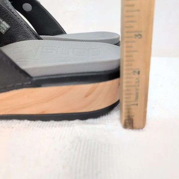 Dansko Kandi Slip On Buckled Lightweight Sandals Black Womens EU 40 US 9.5 Beach