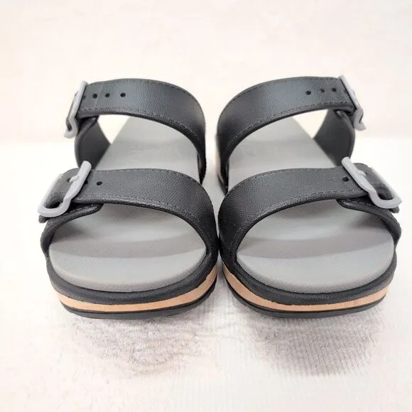 Dansko Kandi Slip On Buckled Lightweight Sandals Black Womens EU 40 US 9.5 Beach