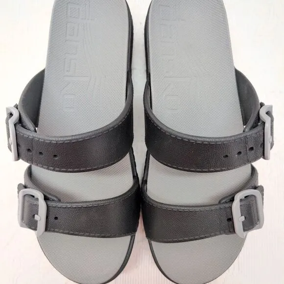 Dansko Kandi Slip On Buckled Lightweight Sandals Black Womens EU 40 US 9.5 Beach