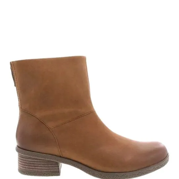 Dansko Womens Brianne Waterproof Burnished Boots 2925-152300 Tan 10.5/11