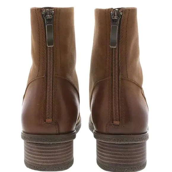 Dansko Womens Brianne Waterproof Burnished Boots 2925-152300 Tan 10.5/11