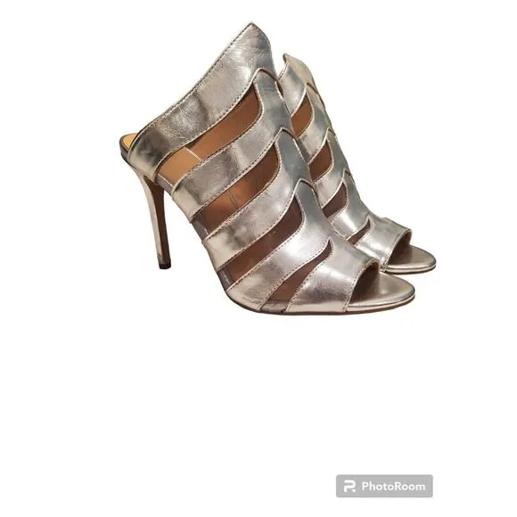 Daya by Zendaya SILVER METALLIC Norwell Caged Sandal 7.5