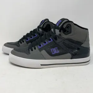 DC Grey Purple Spartan HI WC Skate Shoes Mens Size 10.5