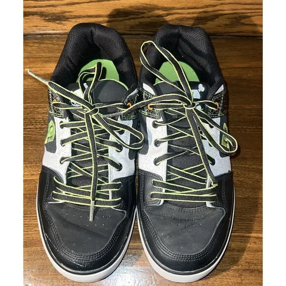 DC Ken Block Pure 43 Size 10 Skate Shoes Black Lime Citrus RARE