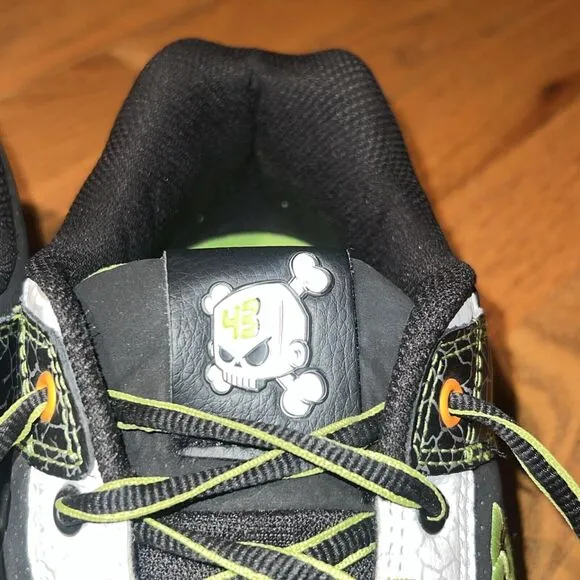 DC Ken Block Pure 43 Size 10 Skate Shoes Black Lime Citrus RARE