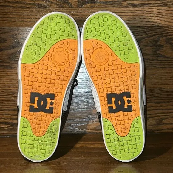 DC Ken Block Pure 43 Size 10 Skate Shoes Black Lime Citrus RARE